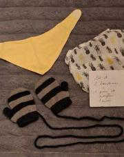 Lot de 2 bandanas + 1 paire de moufles