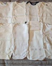 Lot de 8 boddys longues manches 3 mois 
