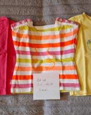 Lot de 3 t-shirts 3 mois