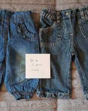 Lot de 2 jeans 3 mois