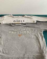 9 mois lot 2 t shirt 