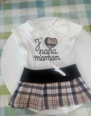 Robe j aime papa maman 