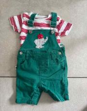 Ensemble vert éléphant 3mois