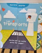 Livre les transports mon livre surprise