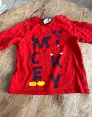 Teeshirt rouge Mickey 18mois