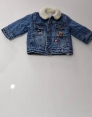 Veste en jeans fourrée 6 mois