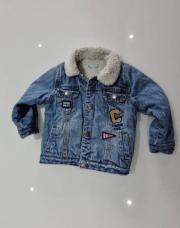 Veste en jeans fourrée 24 mois