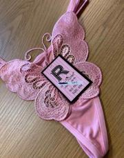String papillon rose s/m