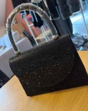 Sac strass rond et argent 