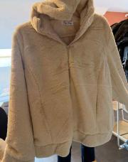 Manteau doudou beige XL