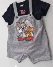 Ensemble salopette 18/ 24 mois Tom et Jerry