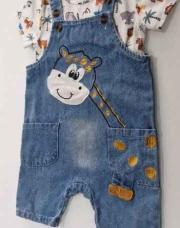Ensemble salopette 18/24 mois animaux