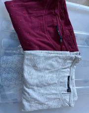 Lot de 2 robes de nuit manches courtes de grossesse taille m