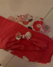 Ensemble blouse+legging+bandeau 12M