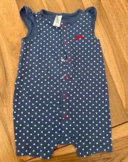 Body 1ans bleu avec coeur