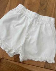 Short blanc 98 fleurs