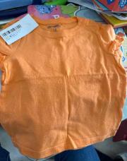 T shirt orange 12 mois 74cm