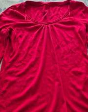 Pull rouge XL