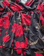 Combi short a fleur rouge 3XL