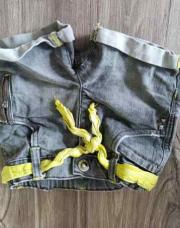Short en jean gris Kidkanaï 4 ans