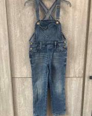 Salopette jeans cœur H&M 6-7ans