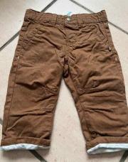 Pantalon bouton marron Obaïbi 12 mois 