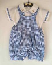 Chemise+salopette 6M a l'heure anglaise 