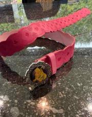 ceinture  disney rose  12 ans  