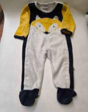 Pyjama 9M renard, bleu,jaune et blanc Absorba 