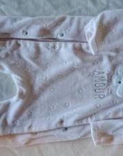 Pyjama TAO rose nuage 71cm