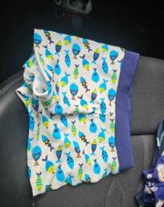 Maillot poissons bleus 