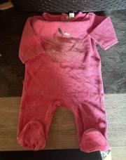 Pyjama rose obaibi pomme 3 mois 