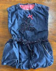 Robe en jeans Lulu castagnette 12-18 mois 