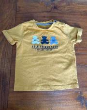 T shirt jaune lulu castagnette 6 mois 