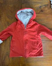 Gilet sweat réversible zèbre obaibi 9 mois
