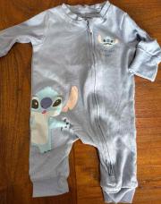 Pyjama stitch bleu 1/3 mois 