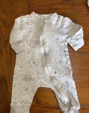 Pyjama gris Winnie 3/6 mois 