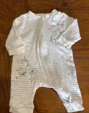 Pyjama ligné Winnie 3/6 mois 