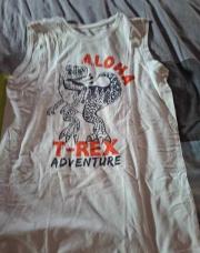 T-shirt sans manches t Rex 12ans