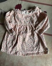 Robe à fleurs rose 6 mois noppies 