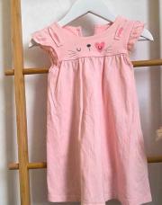 Robe été rose petit chat - Baby club 18 mois