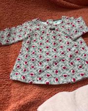 Robe 6m pois rouge 