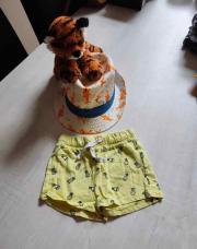 Short jaune ananas 12 M kiabi