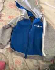 Veste Adidas bleue 6,9 mois