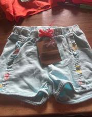 Short bleu ciel 3 ans