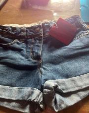 Short jeans bleu foncé 6 ans