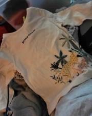T shirt longue manche jungle