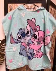 Drap de bain Stitch et Angel 