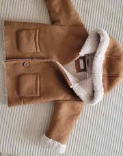 Manteau suédine mango