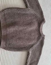 Pull marron zara